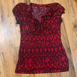 V-neck top